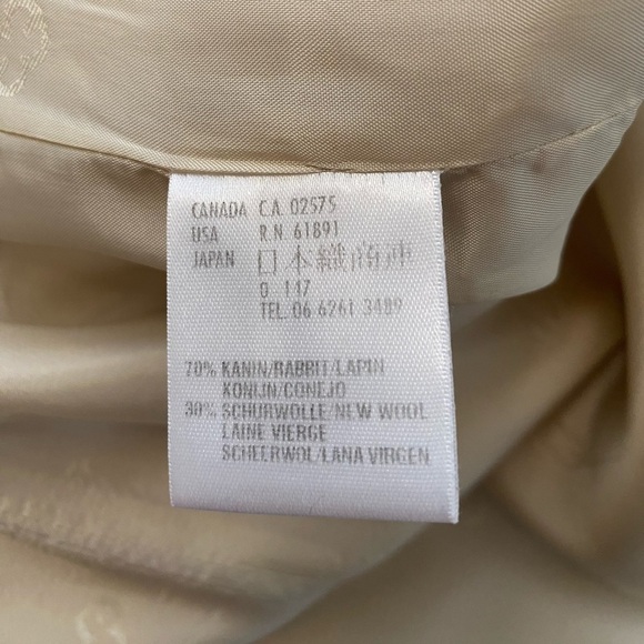 Escada Rabbit Wool Women’s Large Button Front Jacket Size 42 - Picture 7 of 11